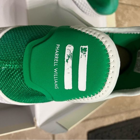 Green and White Pharrell Williams Sneakers - Picture 2 of 9
